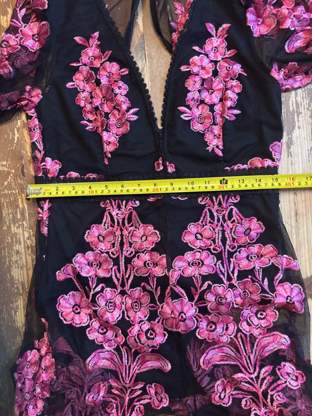 For Love and Lemons x Free People (UK) Temecula lace embroidered pantsuit. Large - Picture 9 of 12